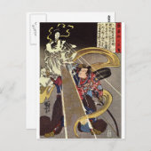 Man die de Verschijning van de Godin van de Vos Briefkaart (Voorkant / Achterkant)