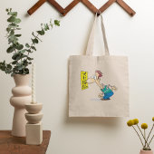 Man die een Canvas tas van de ooggrafiek leest