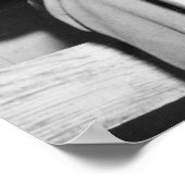 Man die gitaar speelt poster (Hoek)