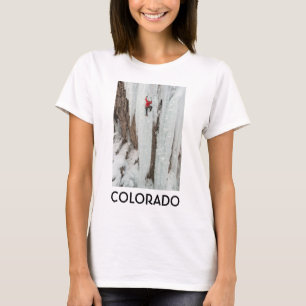 Man die ijs beklimt, Colorado T-shirt
