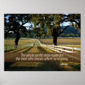 Man die Inspirerend Poster kent (Voorkant)