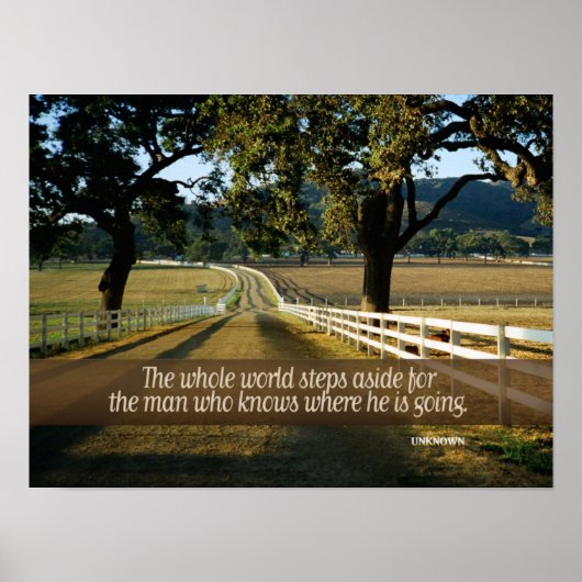 Man die Inspirerend Poster kent (Voorkant)