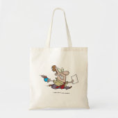 Man die met koffie loopt te rennen tote bag (Voorkant)