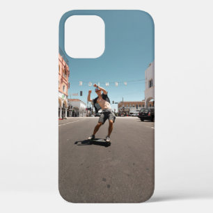 Man die skateboard speelt Case-Mate iPhone case