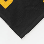 Man dit is barbecue - retro bbq grillen fleece deken (Hoek)