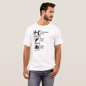 Man, doe het zelf (DIY), pa T-shirt (Voorkant volledig)