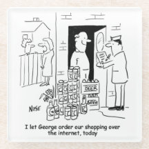 Man doet online winkelen - thuislevering bier