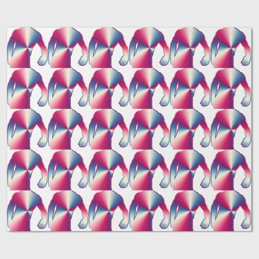 Man dosering cadeaupapier (Vlak)