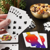 Man dosering pokerkaarten (Insitu)