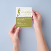 Man draait, Athletics Lesson Adverteren Flyer (Hand)