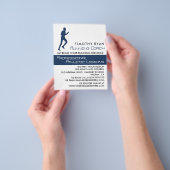 Man draait, Athletics Lesson Adverteren Flyer (Hand)