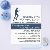 Man draait, Athletics Lesson Adverteren Flyer (Enkel)