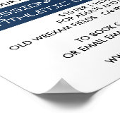 Man draait, Athletics Lesson Adverteren Poster (Hoek)