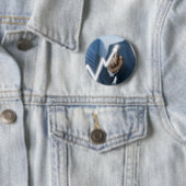 Man draws stock price touchscreen concept ronde button 5,7 cm (In situ)