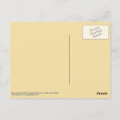 Man Drink bier met maan Briefkaart (Achterkant)