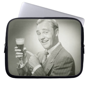 Man Drink Laptop Sleeve