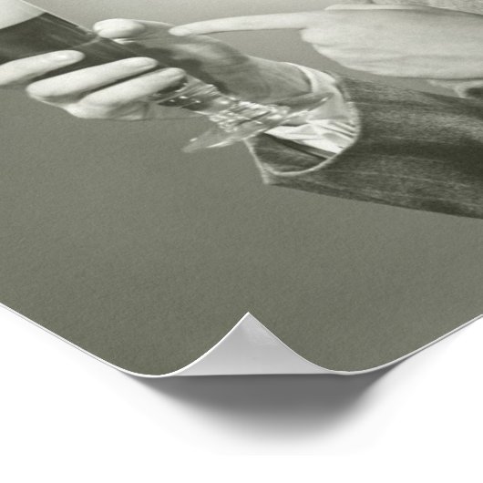 Man Drink Poster (Hoek)