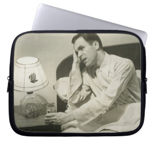 Man Drink water Laptop Sleeve