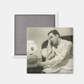 Man Drink water Magneet (Voorkant / Achterkant)