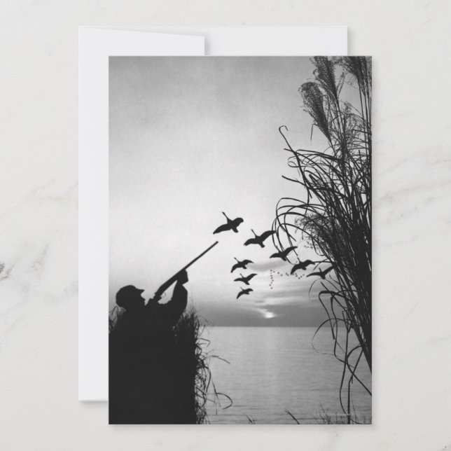 Man Duck Hunting (Voorkant)