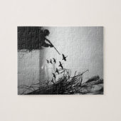Man Duck Hunting Legpuzzel (Horizontaal)