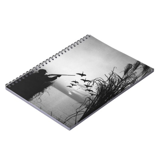 Man Duck Hunting Notitieboek (Linkerzijde)