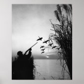 Man Duck Hunting Poster (Voorkant)