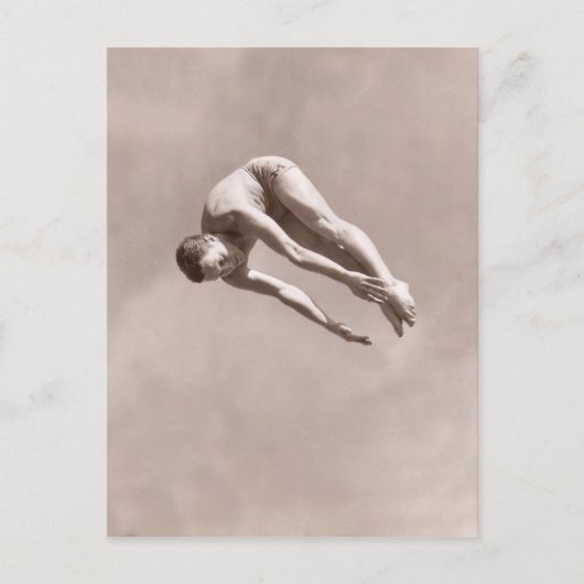  Man duikend Briefkaart - 1766928.jpg (Voorkant)