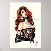 Man-Eater van Elizabeth Austin Poster (Voorkant)