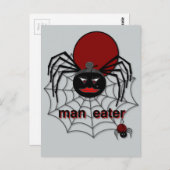 Man-Eating Spider! Briefkaart (Voorkant / Achterkant)