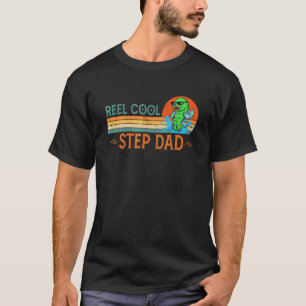 Man Echt Coole Stiefvader Visser Stiefvader Vader T-shirt