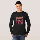 Man Echtgenoot Vader Keto Overlevende T-shirt (Voorkant volledig)