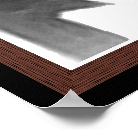 Man Een artikel lezen Poster (Hoek)