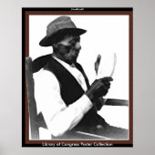 Man Een artikel lezen Poster (Voorkant)