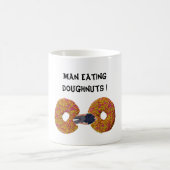Man eet Donuts Koffiemok (Center)
