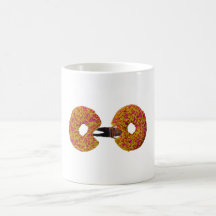 Man eet Donuts