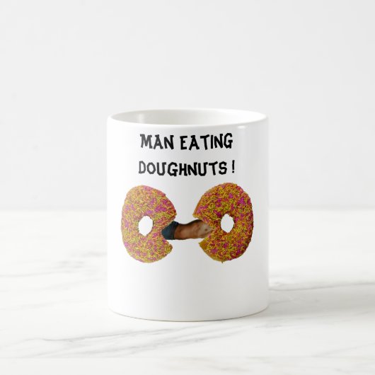 Man eet Donuts ! Koffiemok (Center)
