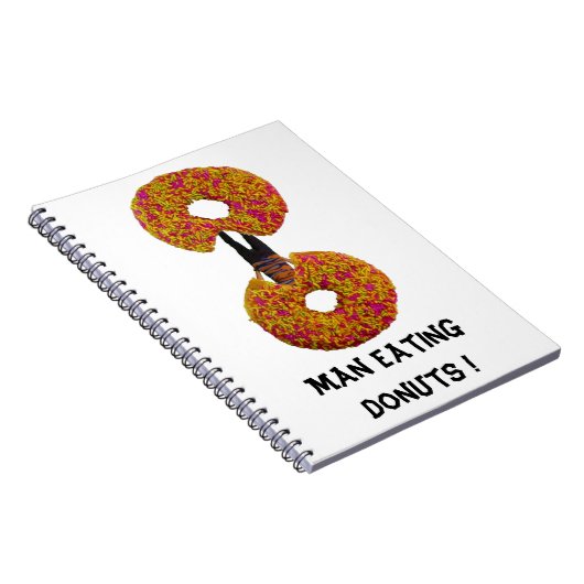 Man eet Donuts! Notitieboek (Rechterzijde)