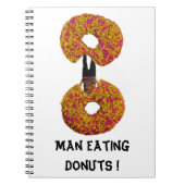 Man eet Donuts! Notitieboek (Voorkant)