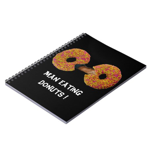Man eet Donuts! Notitieboek (Linkerzijde)