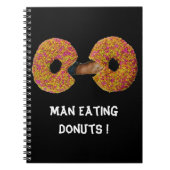 Man eet Donuts! Notitieboek (Voorkant)