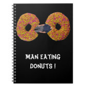 Man eet Donuts! Notitieboek (Voorkant)
