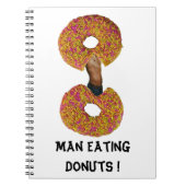 Man eet Donuts! Notitieboek (Voorkant)