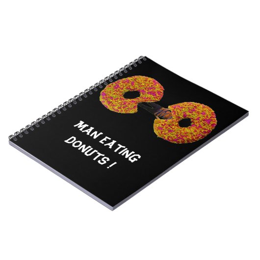 Man eet Donuts! Notitieboek (Linkerzijde)