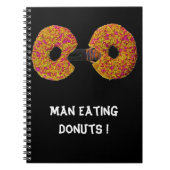 Man eet Donuts! Notitieboek (Voorkant)