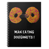 Man eet Donuts! Notitieboek (Voorkant)