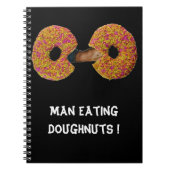 Man eet Donuts! Notitieboek (Voorkant)