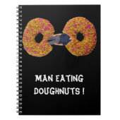 Man eet Donuts! Notitieboek (Voorkant)