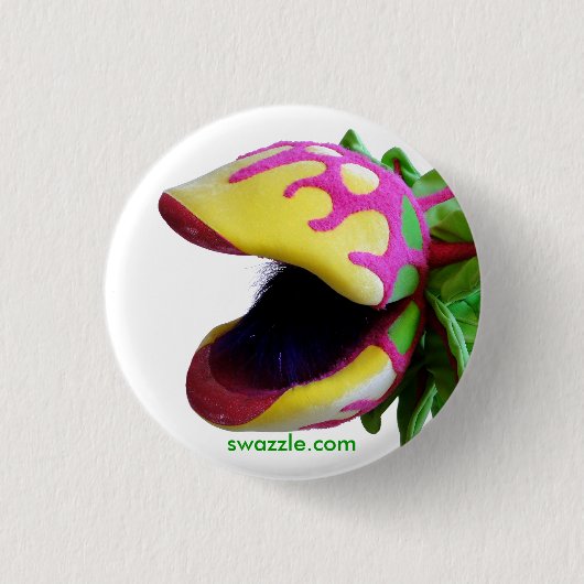 Man Eet Plant Button (Voorkant)