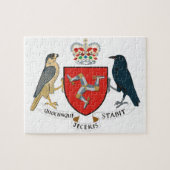 man embleem legpuzzel (Horizontaal)